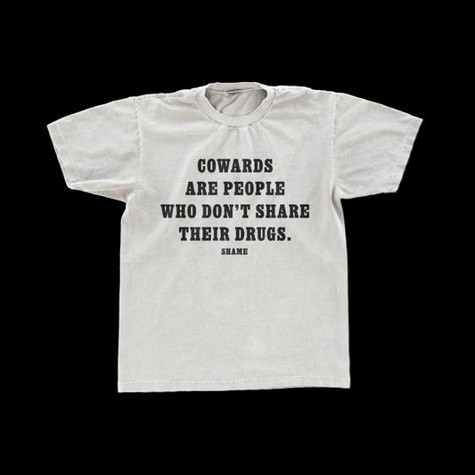Cowards Natural T-Shirt